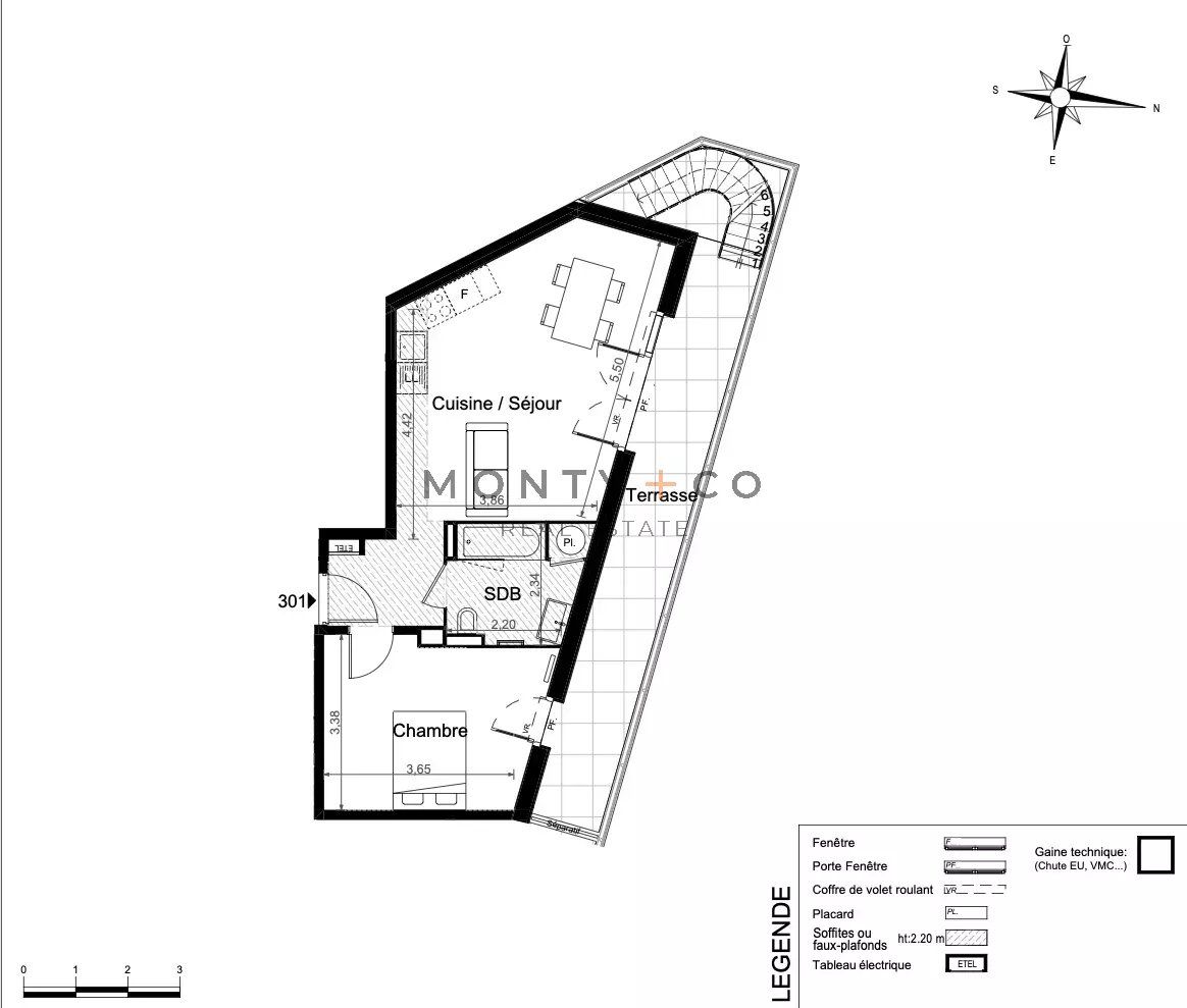 penthouse for sale on Beausoleil (06240)