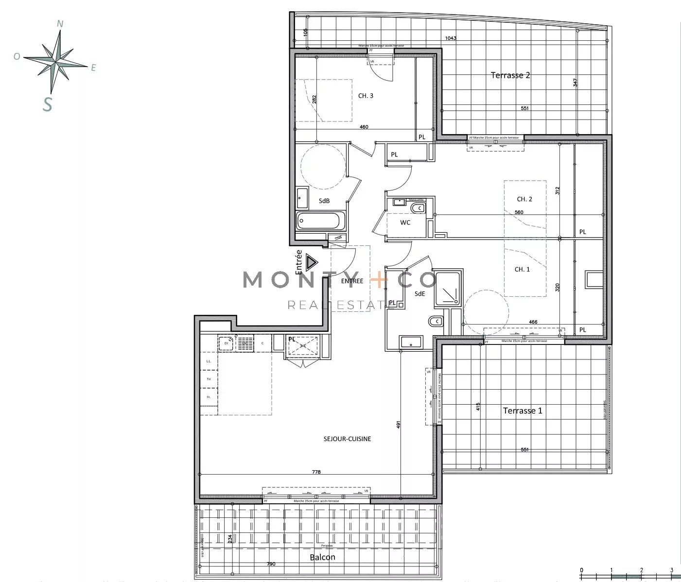 penthouse en vente sur Cap-d'Ail (06320)