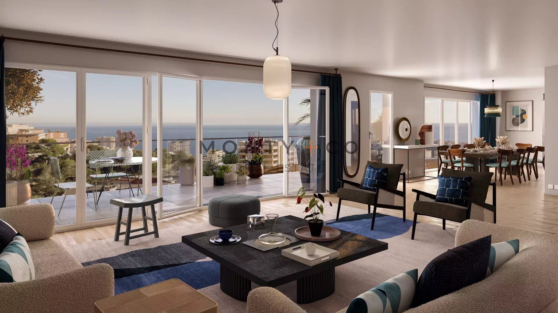 appartement 4 Pièces en vente sur Beausoleil (06240)