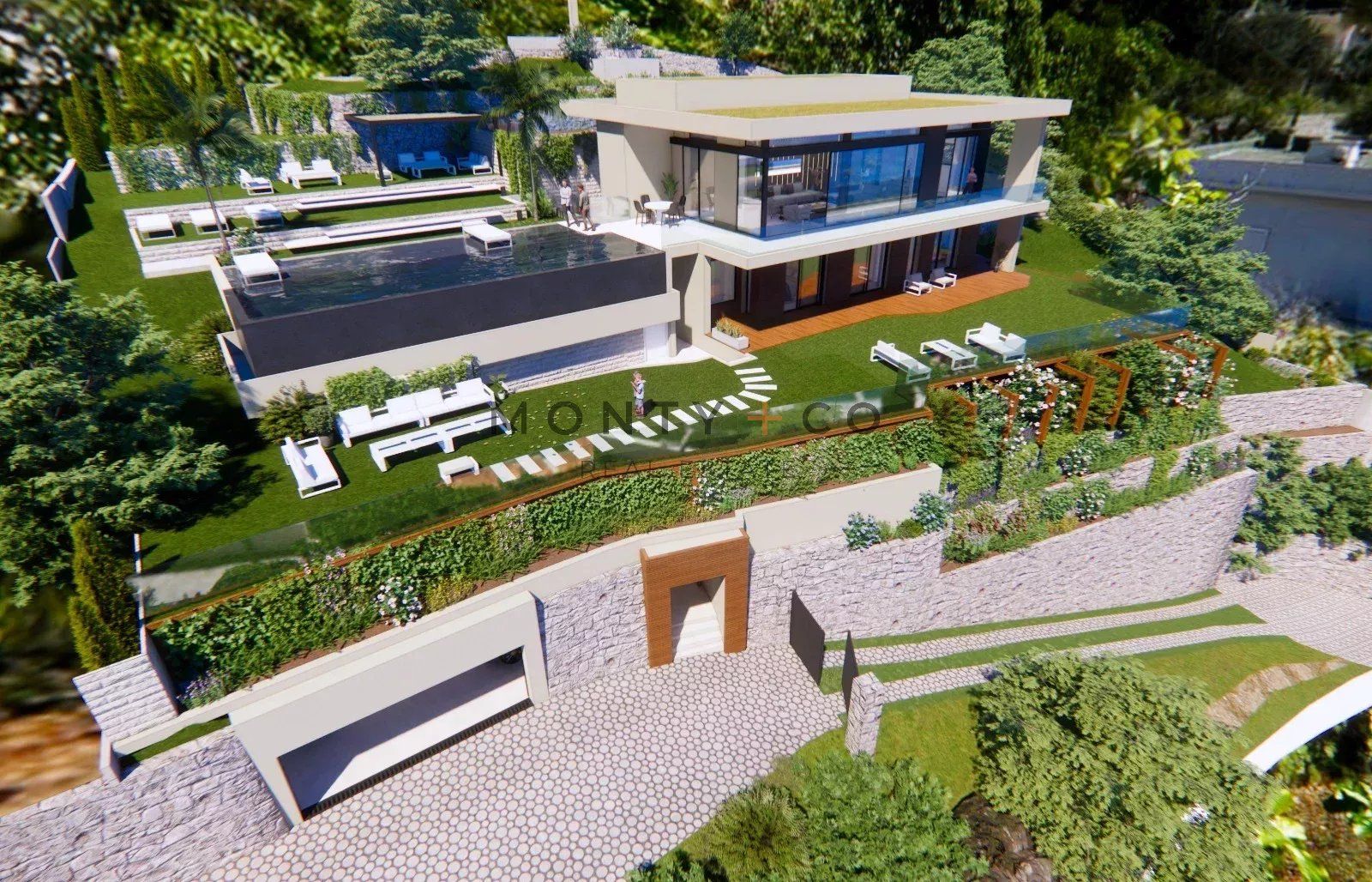 villa en vente sur Roquebrune-Cap-Martin (06190)